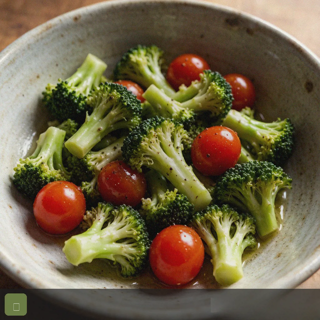 Air fryer 15 minute dinner step 3: prep broccoli and cherry tomatoes