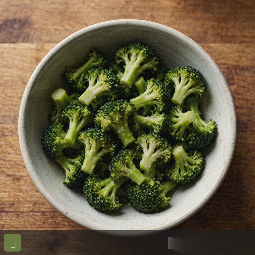 Air fryer 5 ingredient recipes step 3: prep broccoli florets