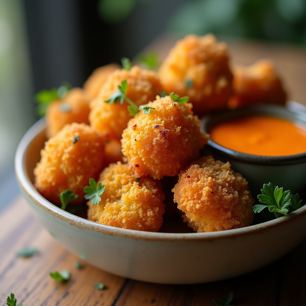 Air Fryer Cauliflower Bites – Crispy & Healthy - finished dish ready to serve