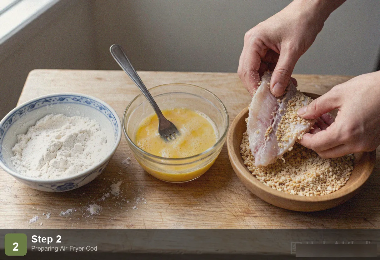 Step 2: Bread the Fillets