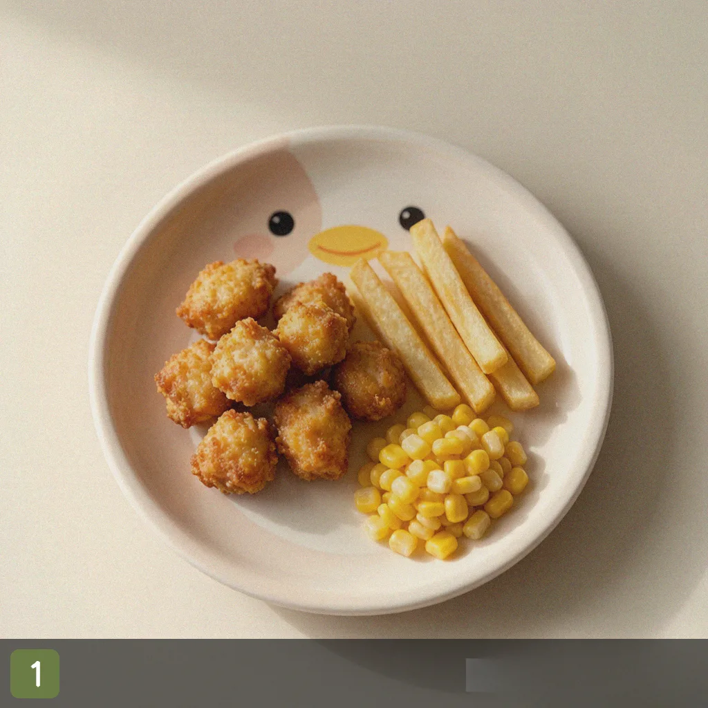 Air fryer recipes for kids step 1: cube chicken small