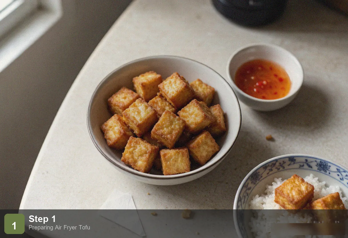 Step 1: Press the Tofu Step 1: Press the Tofu