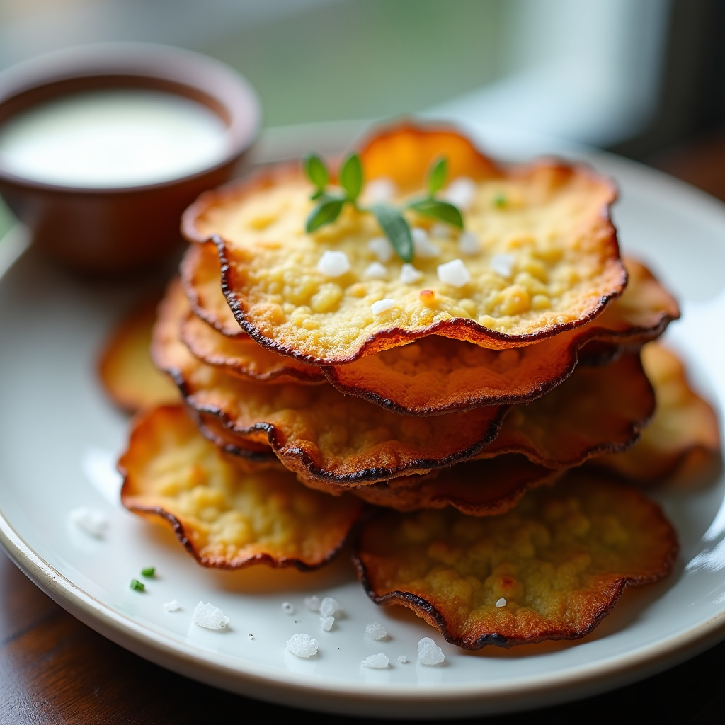 Air Fryer Zucchini Chips – Crispy & Healthy Snack - finished dish ready to serve