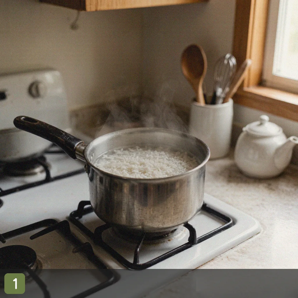 Budget meal prep step 1: cook rice