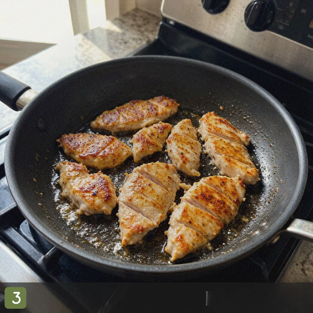 Budget meal prep step 3: cook chicken breast