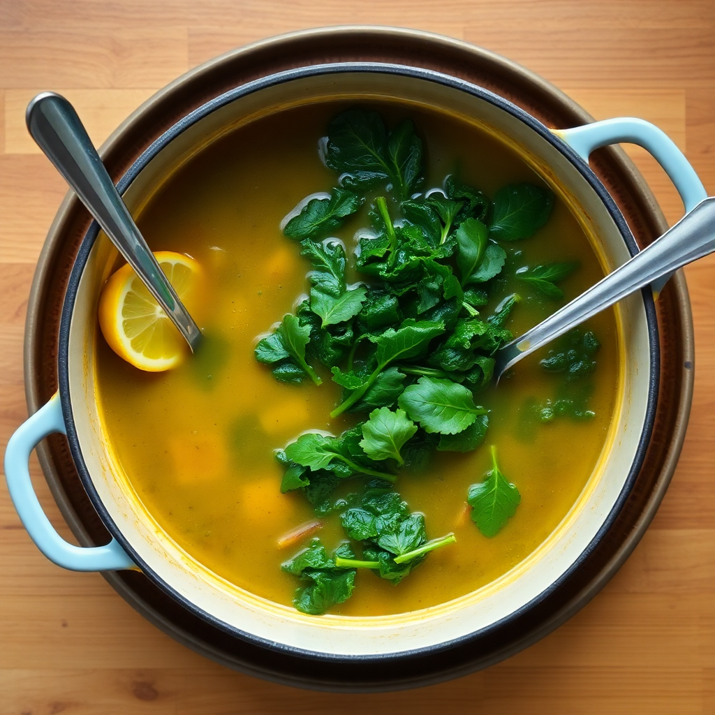 Low sodium chicken soup step 4: soup simmering gently on low heat, clear golden broth forming, lid slightly ajar Low sodium chicken soup step 4: soup simmering gently on low heat, clear golden broth forming, lid slightly ajar