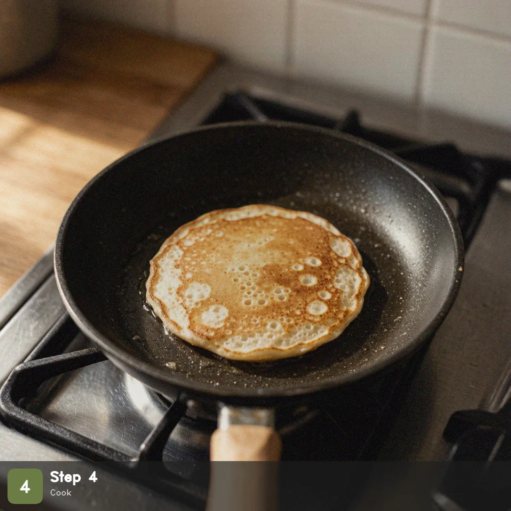 Low sodium pancakes step 4: cook pancakes on skillet